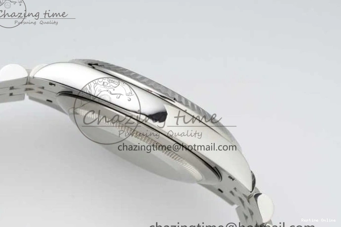 0103 EasyCare DateJust 36 DIWF 1:1 Best Edition 904L Steel Blue Stick Dial on Jubilee Bracelet SA 2317